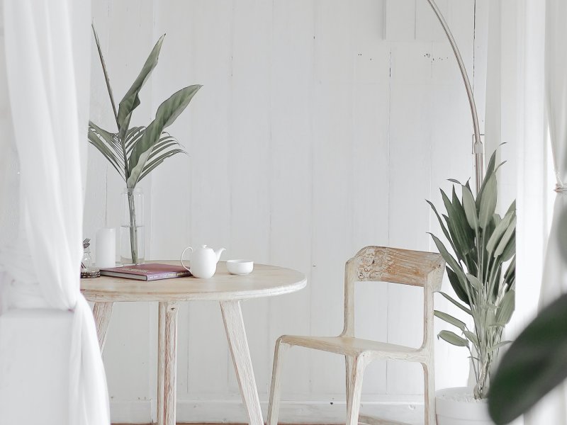 Wooden letters decor by famous designer